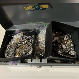 Lot of 2 pounds of custome jewelry.